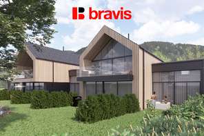Prodej moderního bytu 2+kk se zahradou 325 m² v srdci Beskyd – Ostravice, projekt FOX ROX, parkování, sklad