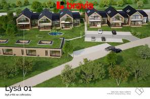 Prodej moderního bytu 2+kk se zahradou 325 m² v srdci Beskyd – Ostravice, projekt FOX ROX, parkování, sklad