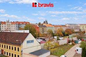 Pronájem částečně zařízeného bytu 2+kk, ul. Vídeňská, Brno - Štýřice, 55 m2, šatna, internet