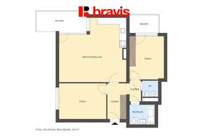 Prodej moderního bytu 3+kk na ul. Chudčická, Brno - Bystrc, lodžie, balkon, sklep, 78 m²