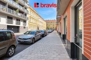 Pronájem bytu 2+kk, Brno - Zábrdovice, ul. Spolková, centrum města, 2 balkony, internet v ceně