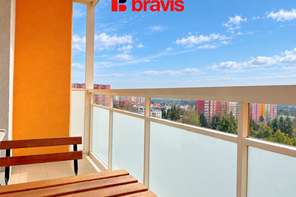 Pronájem bytu 2+kk, ul. Švermova, Brno - Bohunice, lodžie, sklep