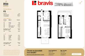 Prodej moderního, nízkoenergetického polořadového domu pro náročné klienty, 4+kk, 102,1m², Brno -Tuřany, 2 terasy, parkování
