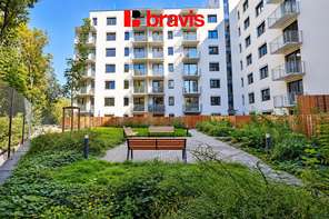 Podnájem bytu 2+kk v rezidenci Ponavia, Brno - Královo Pole, ul. Střední, novostavba, balkon, sklep, garáž