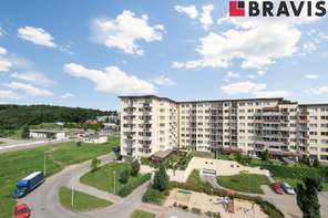 Pronájem bytu  2+kk v Brno - Lesná, ulici Dusíkova, terasa, garážové stání, sklep