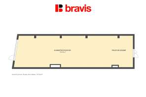 Pronájem obchodního prostoru v projektu EAST GATE. Brno Slatina. Jednotka o 137 m2