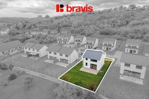 Prodej novostavby rodinného domu 107 m², Milonice u Vyškova, zahrada, tepelné čerpadlo, solární panely