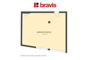 Pronájem obchodního prostoru 60 m², Brno - Slatina, ulice Řípská - NOVÝ PROJEKT EAST GATE
