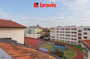 Pronájem bytu 3+kk 76 m², Brno - Staré Brno, šatna, komora, lodžie, dochozí vzdálenost na náplavku