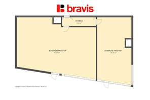 Pronájem obchodního prostoru 185,87 m², Brno - Slatina, ulice Řípská - NOVÝ PROJEKT EAST GATE