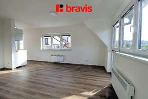 Pronájem bytu 1+kk, Brno - Žebětín, po kompletní rekonstrukci, ul. Kohoutovická