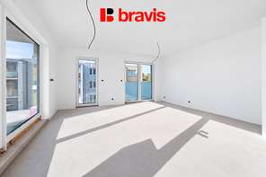 Prodej nadstandardního bytu 3+kk, 66 m², Brno- Horní Heršpice, balkon 11,7 m²,  parkování a sklep v ceně
