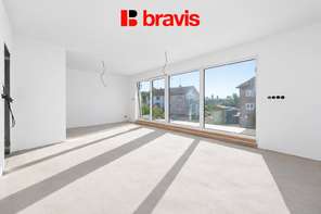 Prodej nadstandardního bytu 3+kk, 66 m², Brno- Horní Heršpice, balkon 11,7 m²,  parkování a sklep v ceně