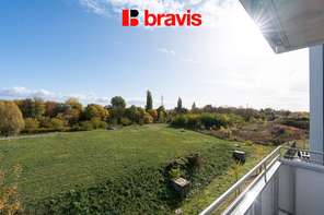 Pronájem bytu 1+kk 39 m² Jižní, Brno - Horní Heršpice, novostavba, balkon, garážové stání