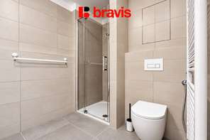 Pronájem bytu 1+kk 39 m² Jižní, Brno - Horní Heršpice, novostavba, balkon, garážové stání