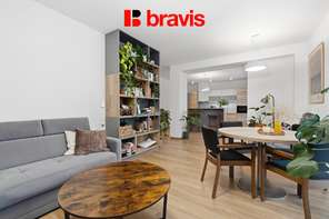 Prodej zařízeného bytu 2+kk s balkonem, Brno - Královo Pole, ulice Myslínova, klimatizace, parkování