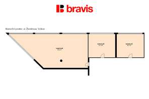 Rent, Commercial Offices, 30m² - Vyškov-Předměstí