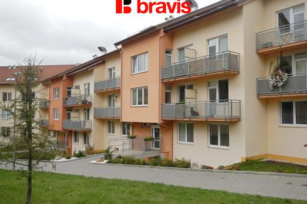 Pronájem bytu v novostavbě 1+kk, částečně zařízený, pěkná lokalita, ul. Hrázka, Brno - Medlánky v blízkosti IBM