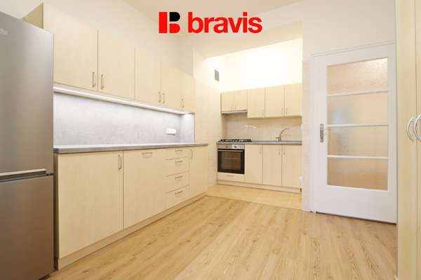 Pronájem bytu 2+1, Brno - střed, ul. Mezírka, balkon, částečně zařízený