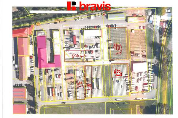 Rent land For a commercial building, 5 000 m² - Brno