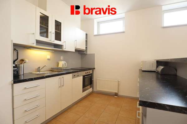 Apartment for rent 3+kk, Spálená street, Brno - Tnitá, furnished, elevator, possibility of garage parking, near Vlněna