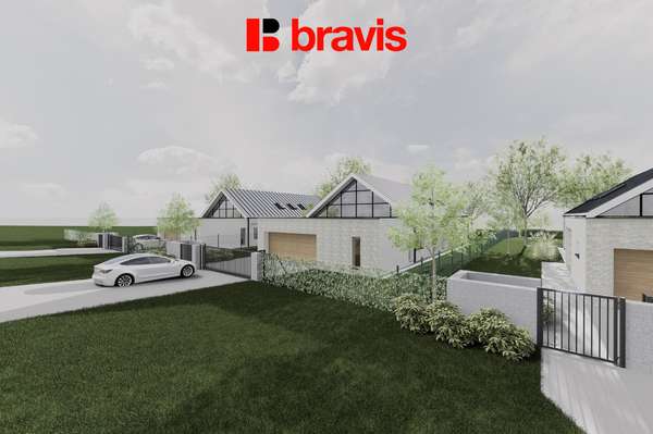 Prodej pozemku "C" o rozloze 1567 m², obec Drásov, okres Brno-venkov, projekt na výstavbu rodinného domu