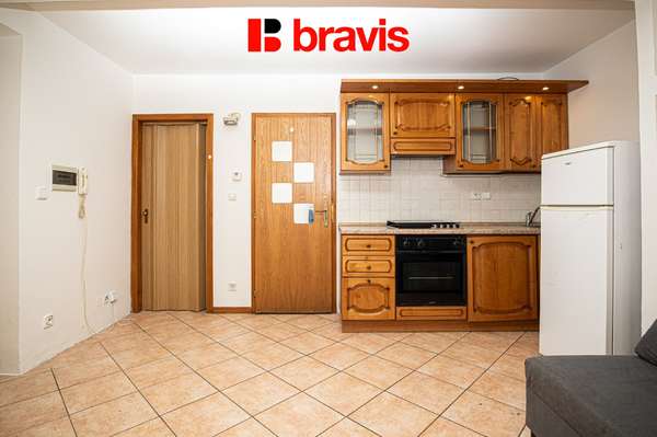 Prodej bytu 1+kk s pracovnou, Brno - střed, ul. Bayerova, sklep, blízko centra a parku Lužánky s výbornou dostupností