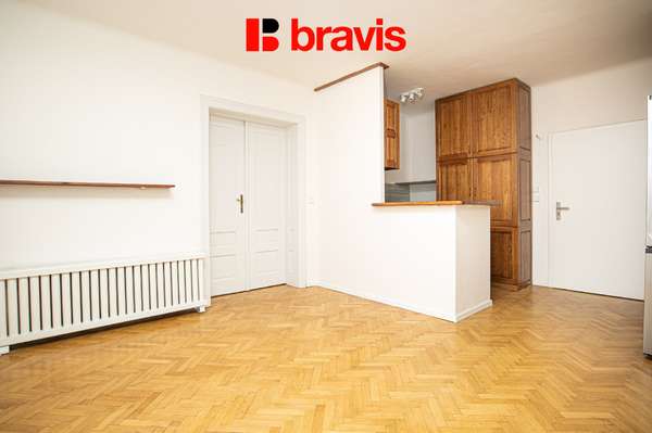 Pronájem bytu 3+kk, Brno - Žabovřesky, po rekonstrukci, částečně zařízené, ul. Sirotkova