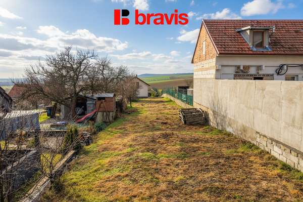 Sale of building plot 462 m², Zbýšov village, Vyškov district, approved zoning decision incl. project documentation on RD 4+KK