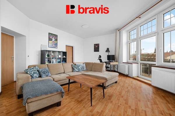 Apartment for rent 3+kk, Brno - Zábrdovice, Vranovská street, 113 m2, balcony, furnished