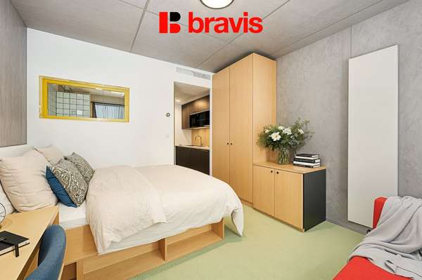 Rent 1+KT 22 m², Brno - Trnitá, no commission