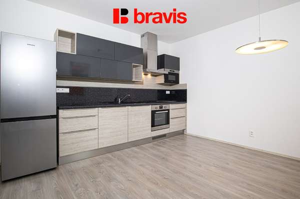 Rent of a 3+kk apartment, Košinova Street, Brno - Královo Pole, balcony, parking space, facing the courtyard