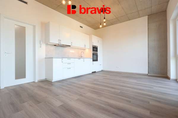 Apartment for rent 1+kk 35 m², Bohunická street, Brno - Horní Heršpice, ABT Park, parking, basement stall