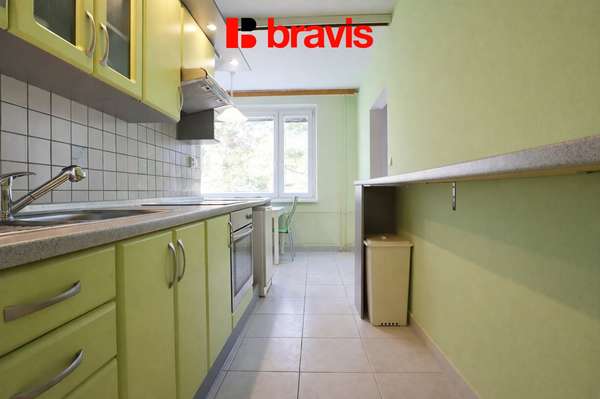 Pronájem bytu 2+kk, ulice Laštůvkova, Brno - Bystrc, klidná lokalita, balkon