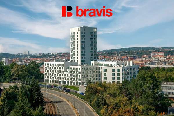 Pronájem bytu 2+kk, ul. Tř. Generála Píky, Brno - Černá Pole, garážové stání, sklep, výhoda prvního nájemce