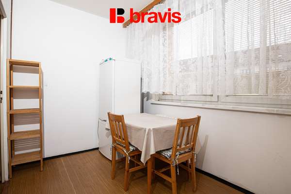 Pronájem bytu 1+1, Brno - Královo Pole, ul. Božetěchova, zařízený, lodžie, sklep