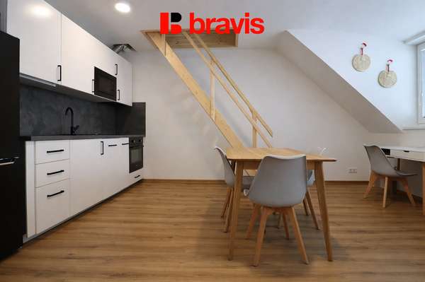 Duplex apartment for rent 3+kk, Brněnská street, Rosice u Brna, new building