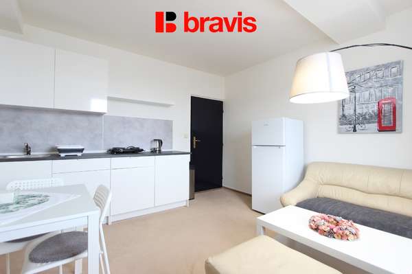 Sublease of a 2-bedroom apartment, Táborského nábřeží street, Brno - Štýřice, parking space included in the price, furnished