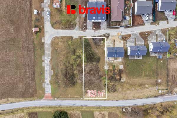 Prodej stavebního pozemku 1 129 m², Ivančice - Hrubšice