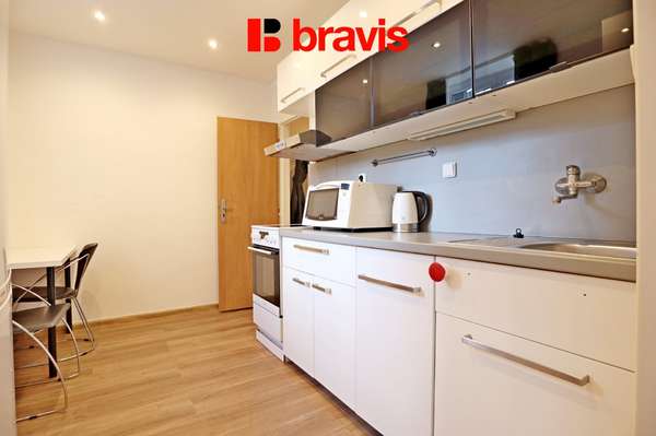 Pronájem bytu 1+1 Brno - Královo Pole, ulice Dřevařská