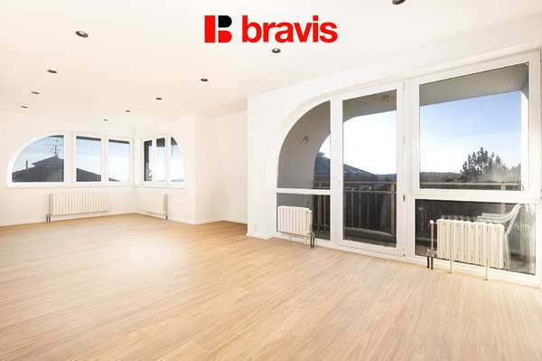 Pronájem bytu 3+kk, Brno - Kohoutovice, ul. Chopinova, po kompletní rekonstrukci, balkon, první nájemník