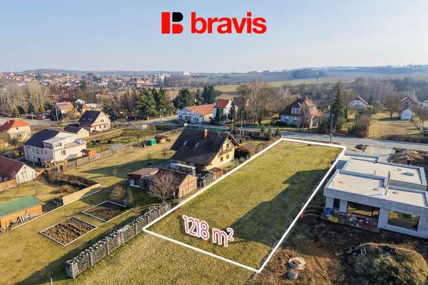 Prodej stavebního pozemku 1 218 m², ul. Jihlavská, Velká Bíteš