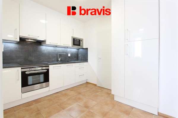 Pronájem moderního bytu 1+kk, 46 m², Brno – Zábrdovice, ulice Francouzská