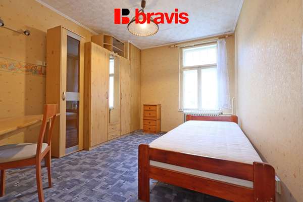 Pronájem průchozího pokoje v domě 3+1 ul. Brigádnická, zařízený, zahrada, sklep, Brno-Řečkovice a Mokrá Hora