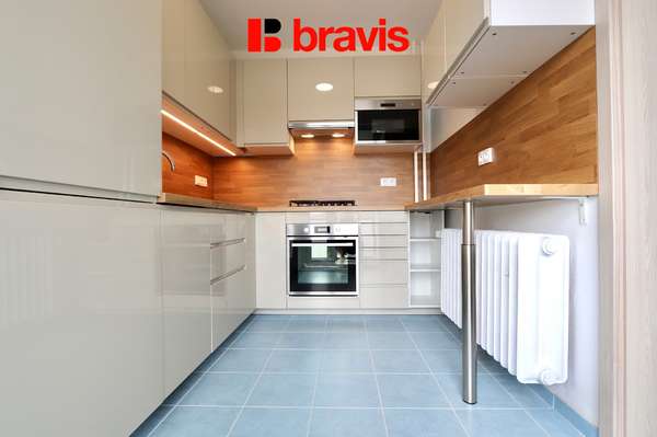 Pronájem bytu 3+1, Brno - Černá Pole, ul. Bieblova, lodžie, po rekonstrukci