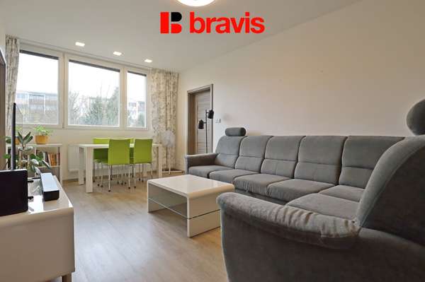 Pronájem bytu 3+1, ul. Blažkova, Brno - Lesná, balkon, sklep, částečně zařízený