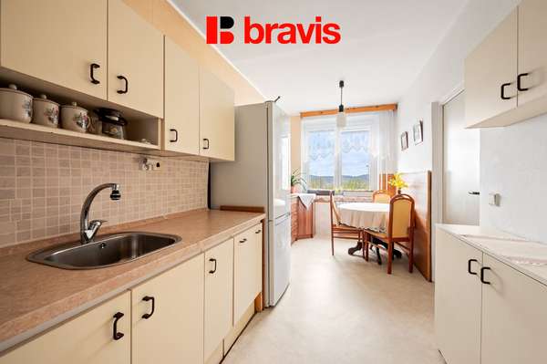 Prodej bytu 4+1 Brno - Nový Lískovec, ulice Svážná, lodžie