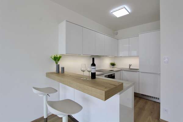 Pronájem bytu 2+kk, Brno - Ponava, ul. Střední, lodžie, sklepní kóje, garážové stání