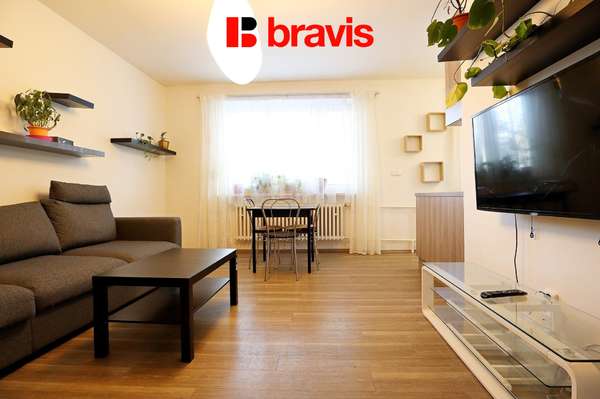 Pronájem bytu 3+kk, Brno - Židenice, ulice Slatinská, zařízený, balkon, klidná lokalita