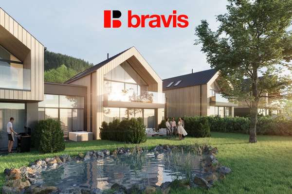 Prodej bytu 3+kk s terasou v srdci Beskyd – Ostravice, projekt FOX ROX, parkování, sklad